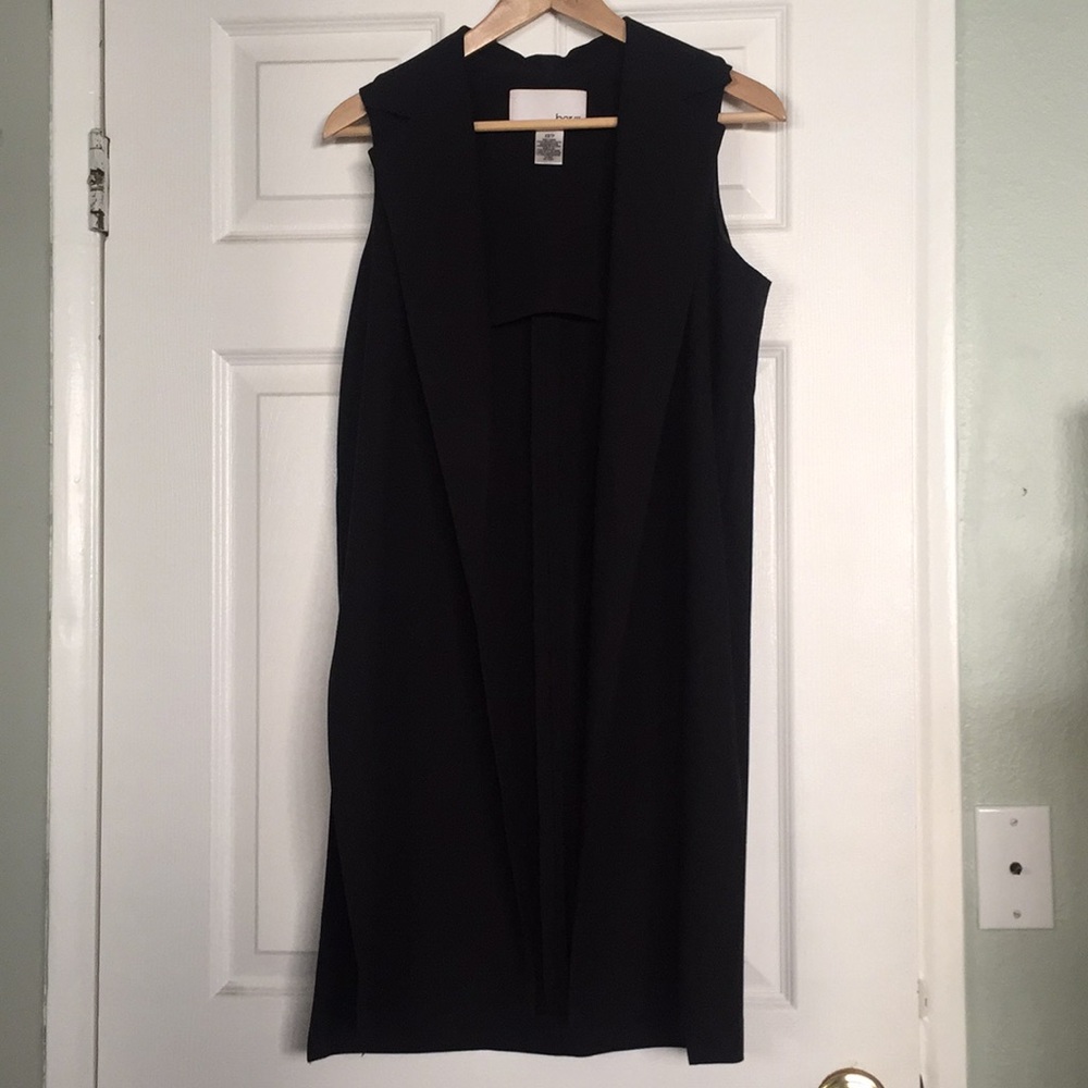 Long sleeveless vest